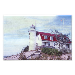 Foto Ponto Betsie Lighthouse Impressão fotográfico
