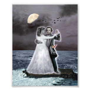 Foto Ponto de entrada e Annabel Lee além do mar