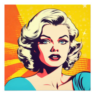 Foto Pop Art Beauty Woman