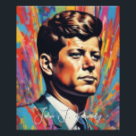 Foto Pop Art Jack JFK John F. Kennedy<br><div class="desc">A coleta de cartões postais é uma paixão para você? Ou isso é algo muito antiquado? Não para amantes de cartões postais. É um hábito indispensável. De que outra forma é possível deixar uma memória que é inteiramente sua que seus entes queridos podem tocar?</div>