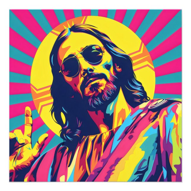 Foto Pop Art Legal Jesus (Frente)