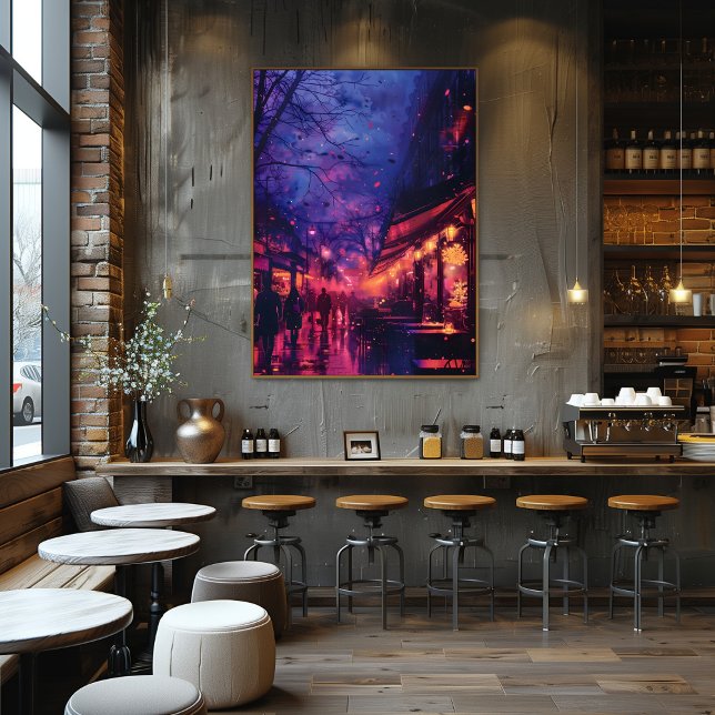 Foto Pop Art: Paseo Nocturno en la Ciudad (Criador carregado)