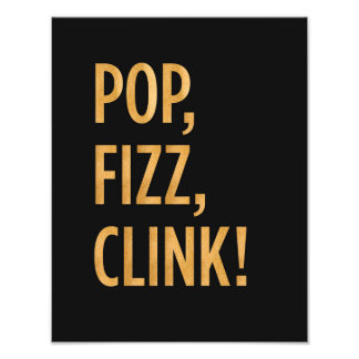 Foto Pop. Fizz. Clink. Impressão
