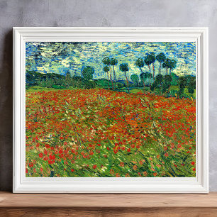 Foto Poppy Field por Vincent Van Gogh