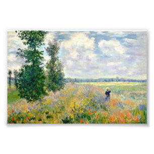 Foto Poppy Fields perto do Argenteuil por Claude Monet