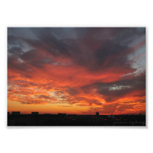 Foto Por do sol colorido