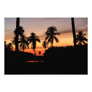Foto pôr do sol da Flórida