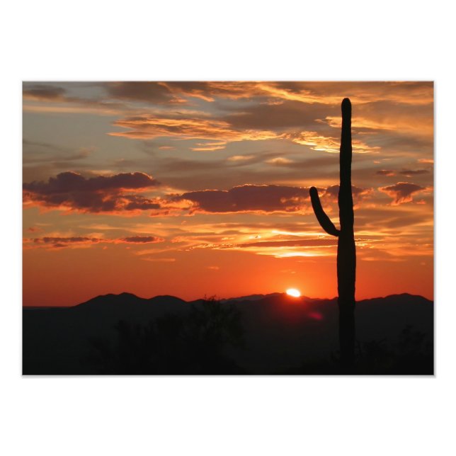 Foto pôr do sol da paisagem arizona (Frente)