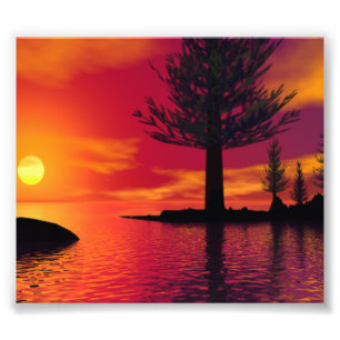 Foto Por do sol de Summerland