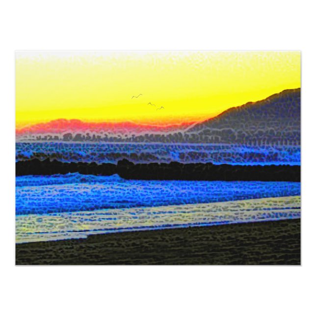 Foto Pôr do Sol Místico  (Frente)