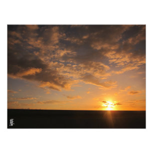 Foto Pôr do sol na autoestrada
