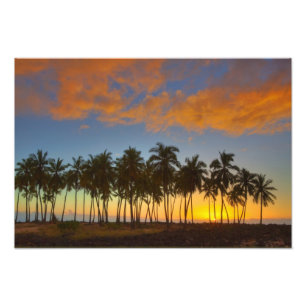 Foto Pôr do sol no Parque Histórico Nacional Pu'uhonua