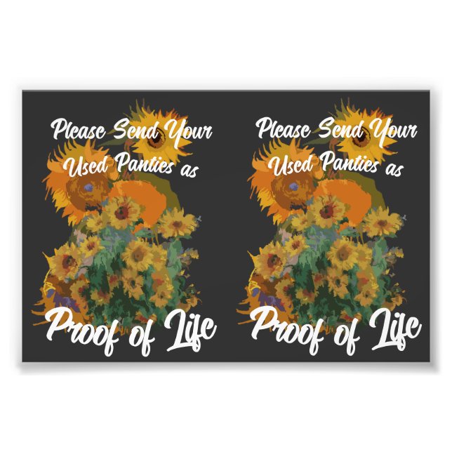 Foto Por favor, mande suas calças usadas como prova de  (Frente)