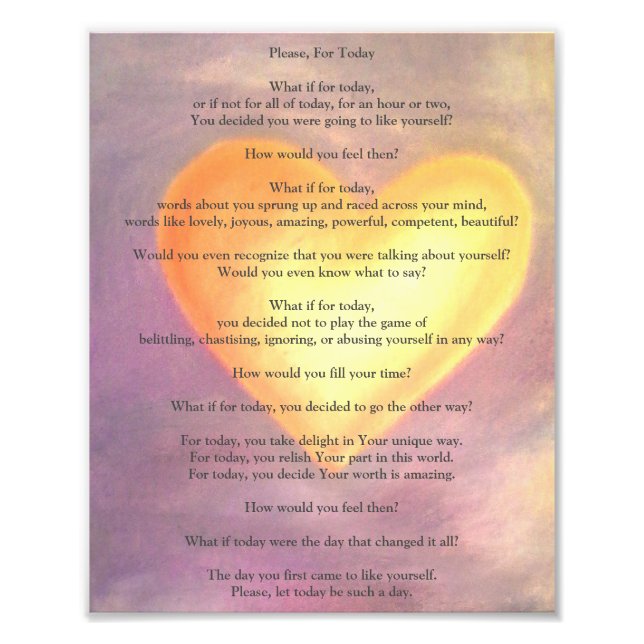 Foto por favor, poster de hoje (Frente)