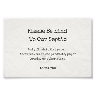 Foto Por Favor, Seja Amável Com O Nosso Sinal Septo