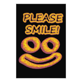 Foto "Por favor, sorria!" Design bonito. Comprar Agora
