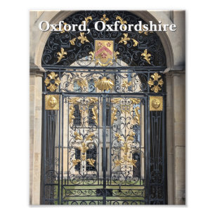 Foto Porta Dourada ornamentado na All Souls College, Ox