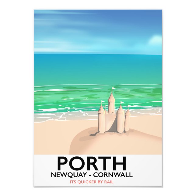 Foto Porth Newquay Sandcastle viagem (Frente)