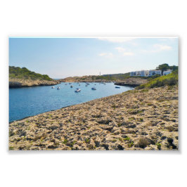 Foto Portinatx Ibiza Coastal Bay with Boats