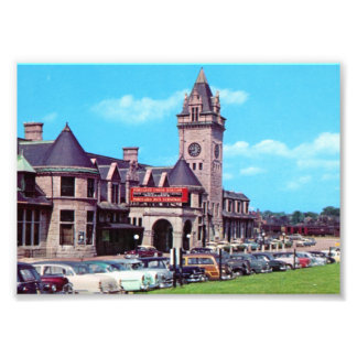 Foto Portland, estação do Maine Union de 1950 Impressõe