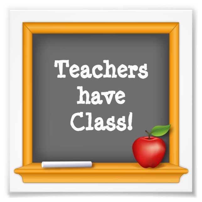 Foto Poste: Professores têm classe (Frente)