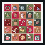 FOTO POSTER CHRISTMAS ADVENT CALENDAR 2023<br><div class="desc">🎅 Elevar o entusiasmo do feriado com o nosso POSTER de CHRISTMAS ADVENT CALENDAR 2023! 🎄 trazer a magia do Natal para a sua casa com este charmoso e interativo poster desenhado para adicionar um talento festivo ao seu espaço. Feito com ilustrações adoráveis de temas de férias, esta poster não...</div>