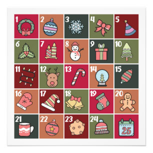 FOTO POSTER CHRISTMAS ADVENT CALENDAR 2023