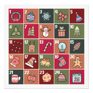 FOTO POSTER CHRISTMAS ADVENT CALENDAR 2023