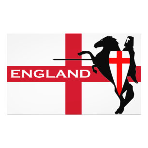 Foto Poster da arte da bandeira de Inglaterra do dia de