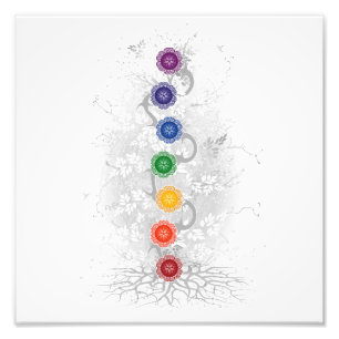 Foto Poster da árvore de Chakra