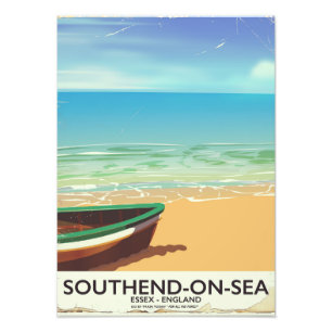 Foto Poster das viagens vintage do Southend-em-Mar,