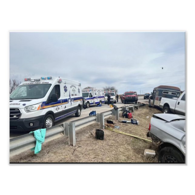 Foto Poster de ambulância (Frente)