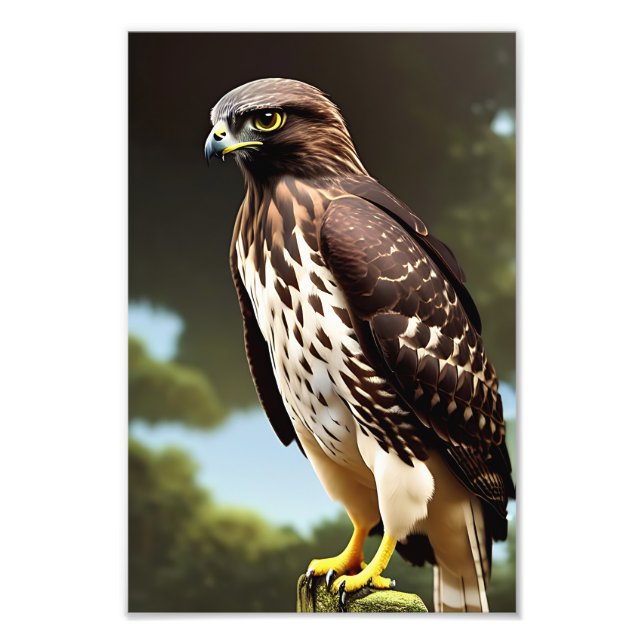 Foto poster de arte hawk (Frente)