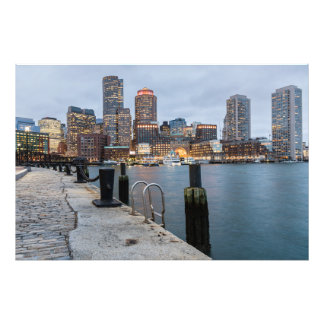 Foto Poster de Boston Skyline