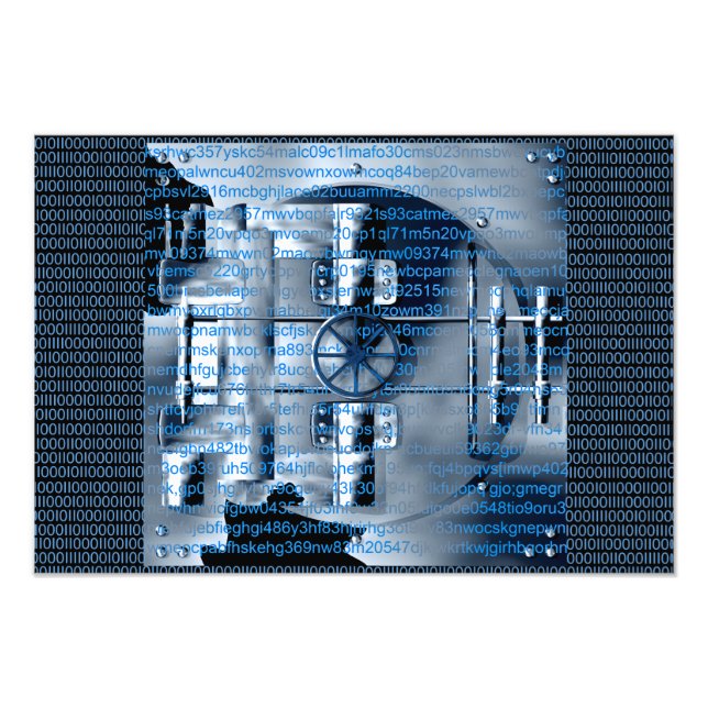 Foto Poster de criptografia digital (Frente)