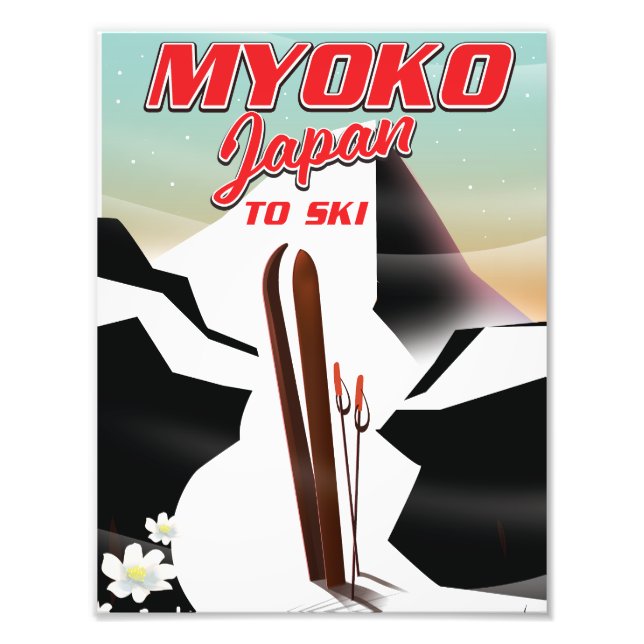 Foto poster de esqui myoko japan (Frente)