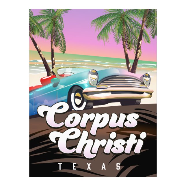 Foto Poster de férias do Corpus Christi Texas (Frente)