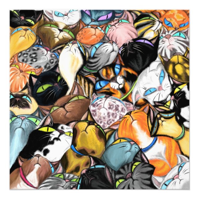 Foto Poster de Gatos de Corte (Frente)