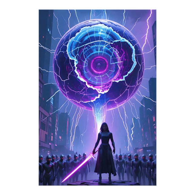 Foto Poster de Metamorfosis Sci-Fi - Guerreiro Fúturo (Frente)