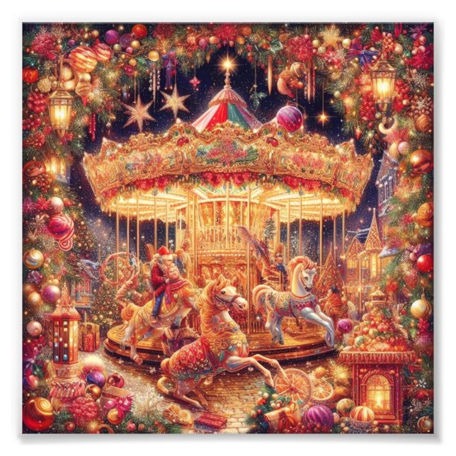 Foto poster de 'Natal Carousel Joy' (Frente)