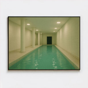 Foto Poster de Sonho de Piscina Interior Limpo - Surrea