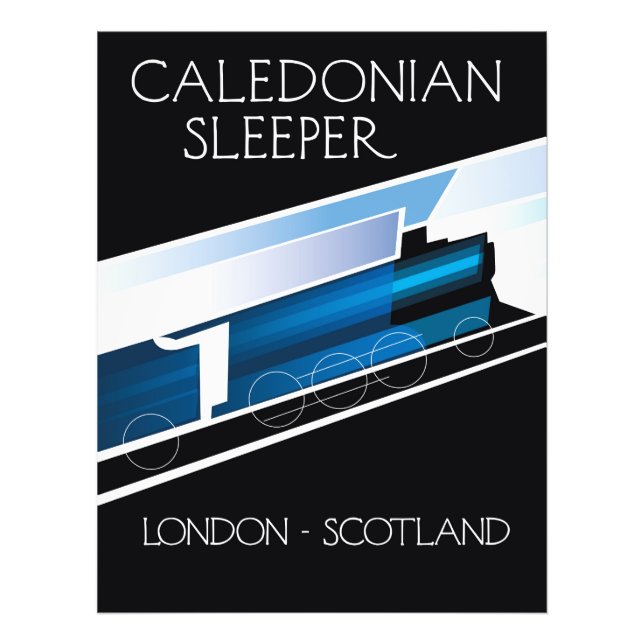 Foto Poster de viagens Caledonian Sleeper London Scotla (Frente)