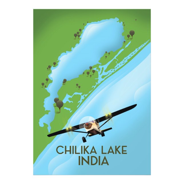 Foto Poster de viagens Chilika Lake India (Frente)
