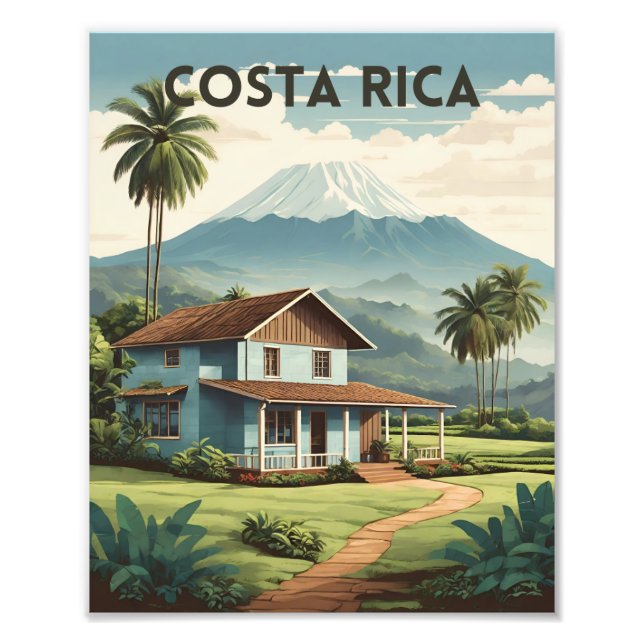 Foto Poster de viagens Costa Rica | poster de Viagens v (Frente)