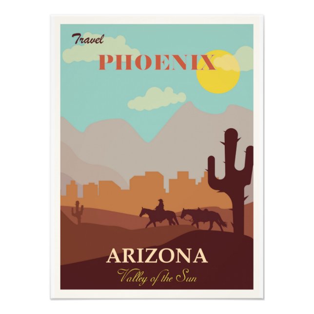 Foto Poster de viagens da Arizona Phoenix (Frente)