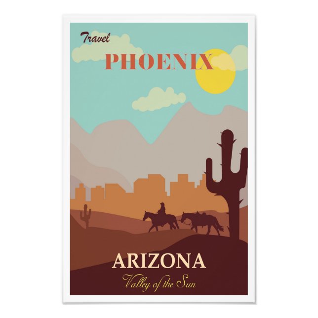 Foto Poster de viagens da Arizona Phoenix (Frente)