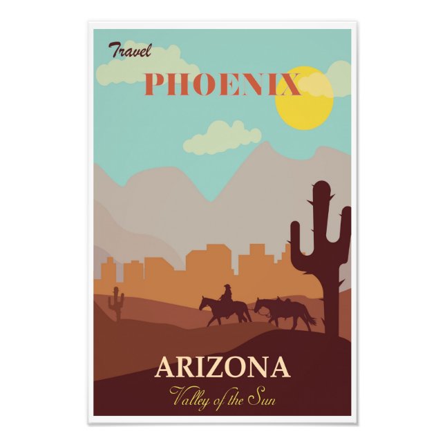 Foto Poster de viagens da Arizona Phoenix (Frente)