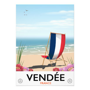 Foto Poster de viagens da praia do beira-mar de France