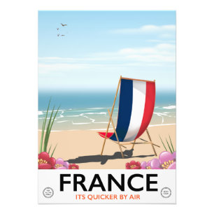 Foto Poster de viagens da praia do beira-mar de France