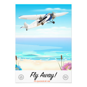 Foto poster de viagens de desenho animado para fora